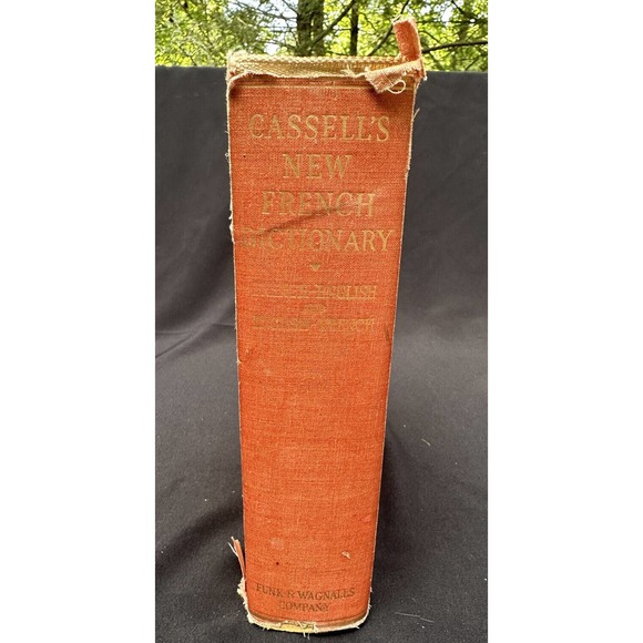 VINTAGE 1951 CASSELL'S NEW FRENCH-ENGLISH ENGLISH-FRENCH Dictionary -BK21 - Picture 1 of 9